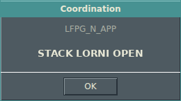 Stack open message